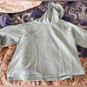 Under Armour Light Green Women's Hoodie (cropped)